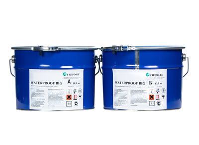 Двухкомпонентная полиуретановая смола марки "WATERPROOF BIG"